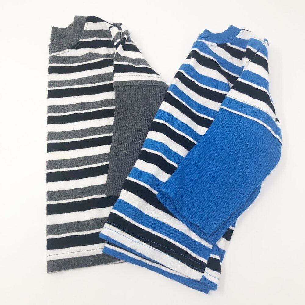Garanimals I Boys Long Sleeve Striped Tees 18M
